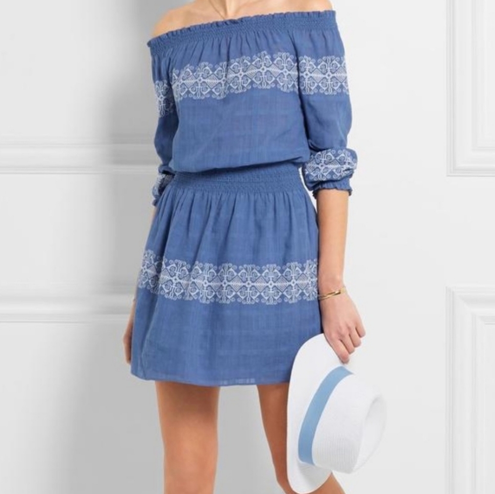 《 Tory Burch 》 Loretta Embroidered Dress